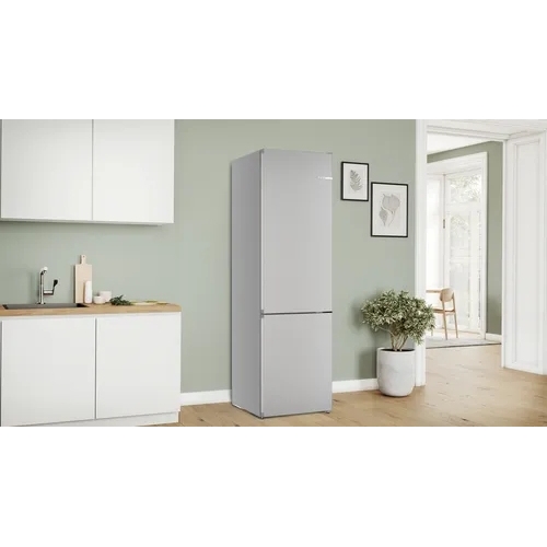 Bosch KGN392LAGG Series 4 Total No Frost Fridge Freezer, 70/30, Stainless Steel, A Rated