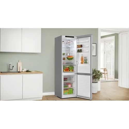Bosch KGN392LAGG Series 4 Total No Frost Fridge Freezer, 70/30, Stainless Steel, A Rated