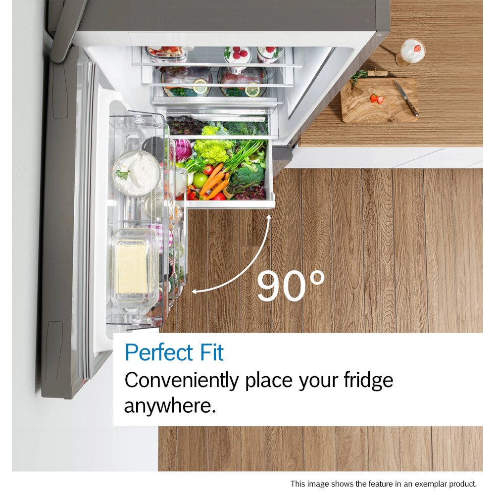 Bosch KGN392LAGG Series 4 Total No Frost Fridge Freezer, 70/30, Stainless Steel, A Rated