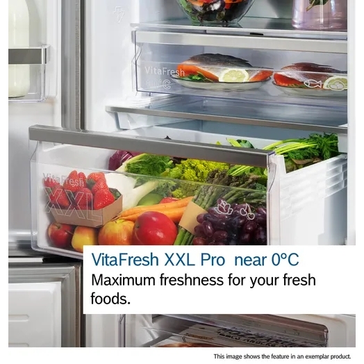 Bosch KGN392LAGG Series 4 Total No Frost Fridge Freezer, 70/30, Stainless Steel, A Rated