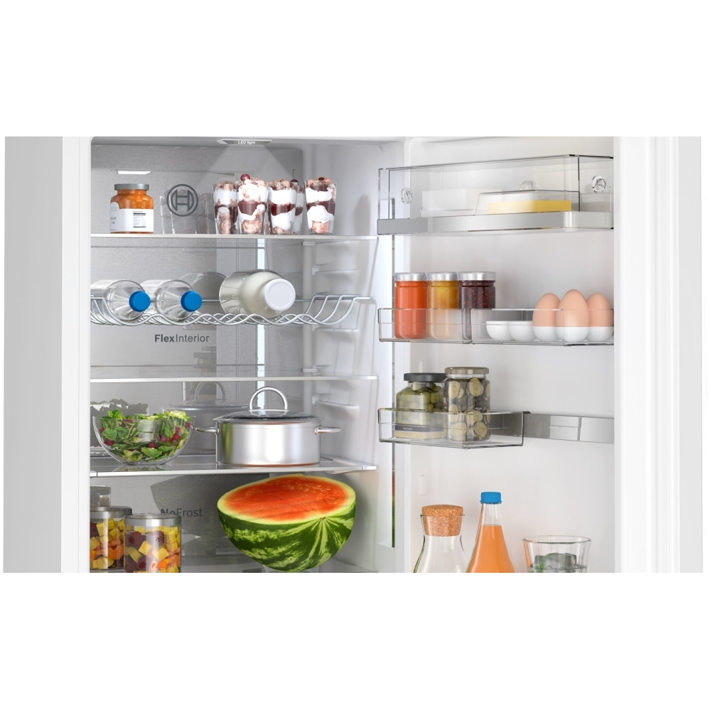 Bosch KGN39AWCTG Series 6 Frost Free Fridge Freezer, 70/30, White, C Rated