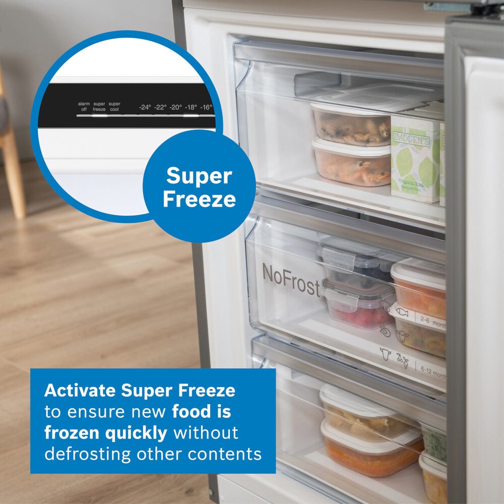Bosch KGN39VLCKG Series 4 Fridge Freezer