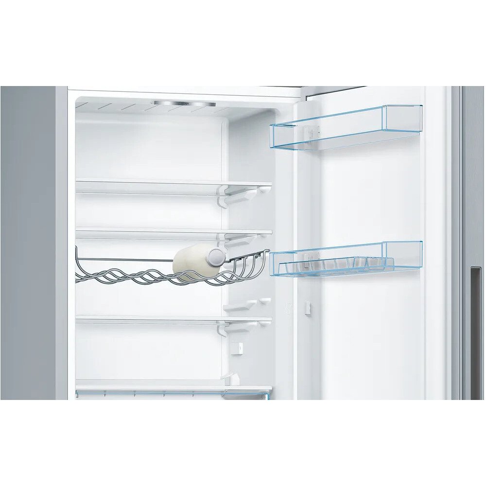 Bosch KGV33VLEAG Series 4 Low Frost Fridge Freezer, 60/40, Stainless Steel, E Rated