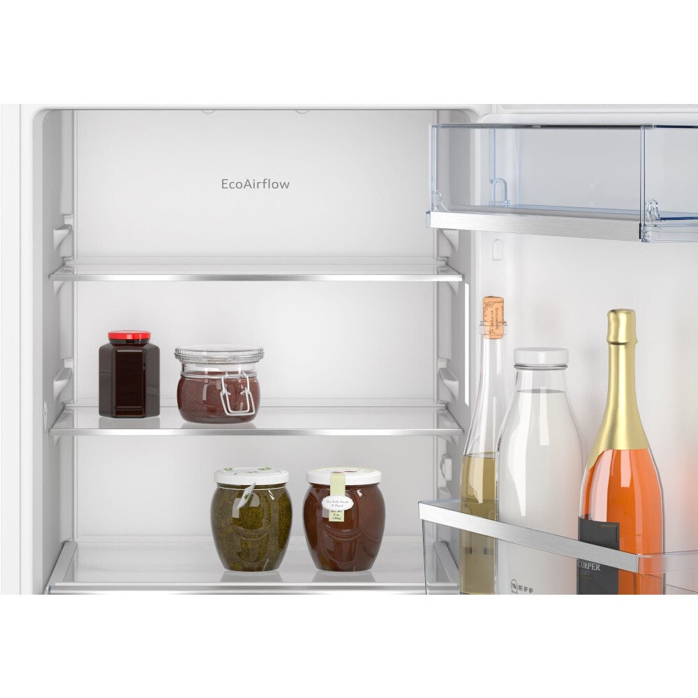 Neff KI1212FE0G N50 BuiltIn Larder Fridge, Fixed Hinge, E Rated