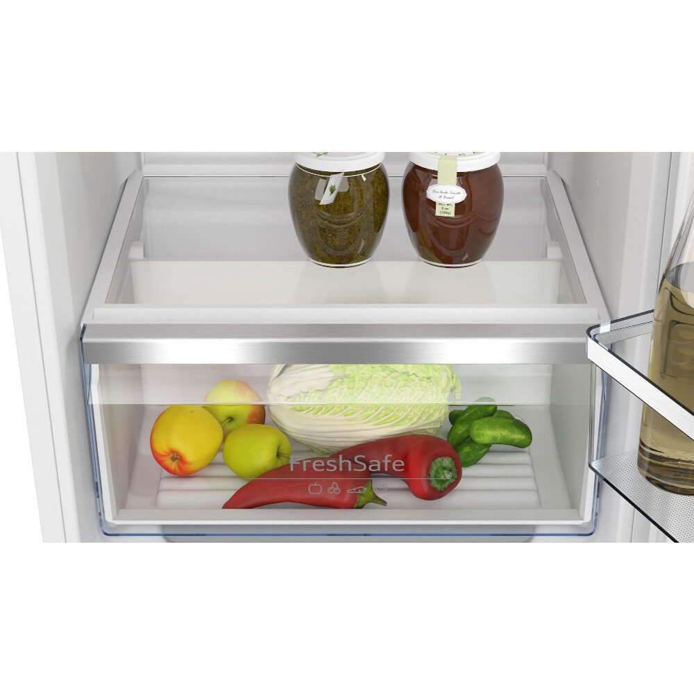 Neff KI1212FE0G N50 BuiltIn Larder Fridge, Fixed Hinge, E Rated