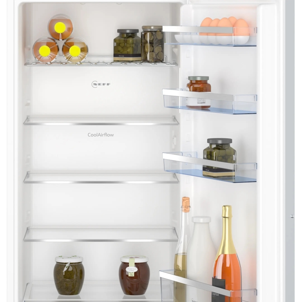Neff KI1412FE1G Built-In Larder Fridge, Fixed Hinge, E Rated