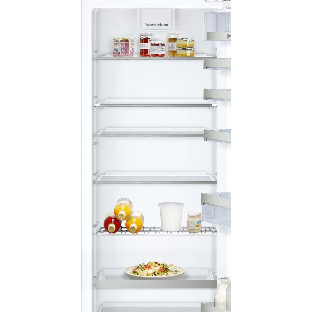 Neff KI1813FE0G N70 Built-In Larder Fridge, Fixed Hinge, White, E Rated