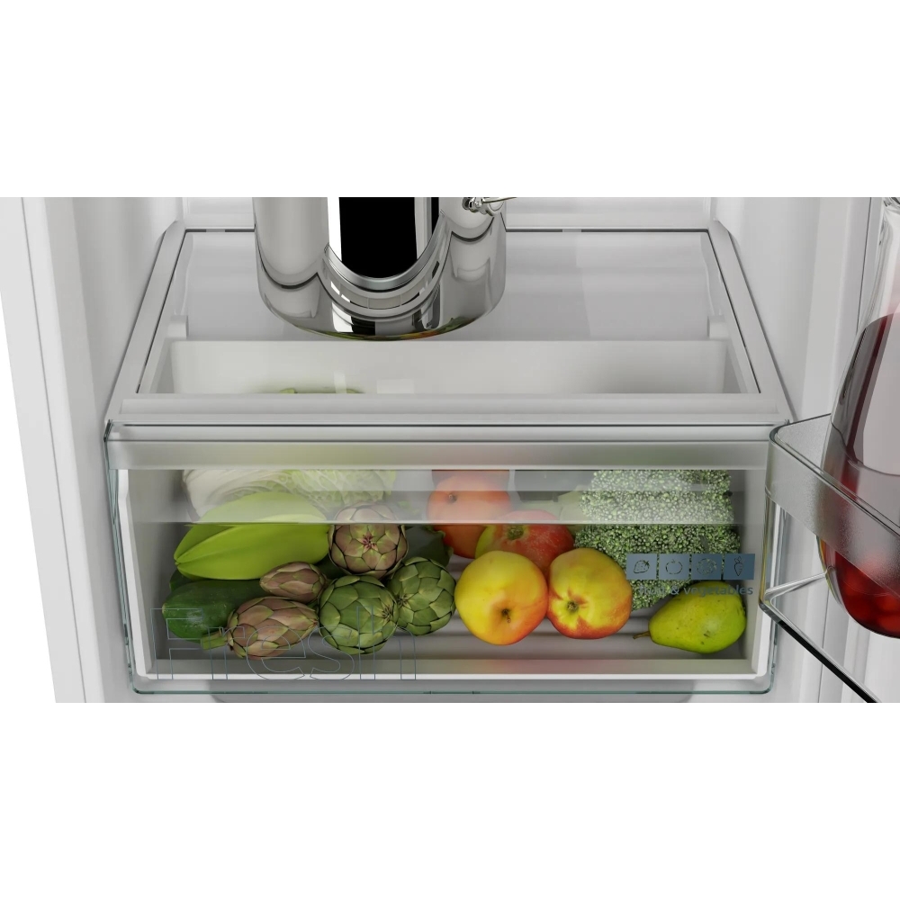 Siemens KI41R2FE1 iQ100 BuiltIn Larder Fridge, Fixed Hinge, White, E