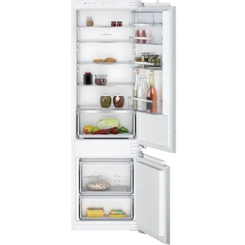 Neff KI5872FE0G N50 Low Frost Integrated Fridge Freezer, Sliding Hinge, 70/30