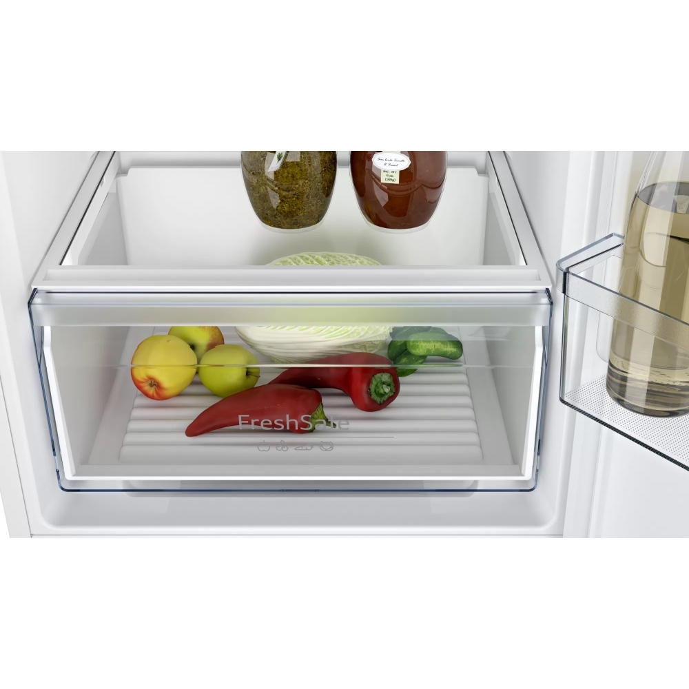 Neff KI7861FE0G N30 No Frost Integrated Fridge Freezer, Fixed Hinge, 60/40, E Rated