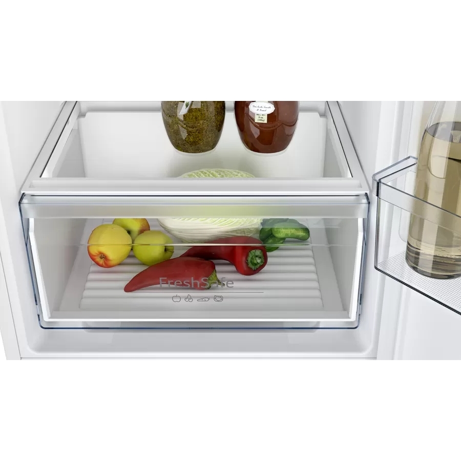 Neff KI7861SE0G N30 No Frost Integrated Fridge Freezer, Sliding Hinge, 60/40, E Rated