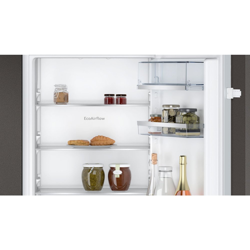 Neff KI7862SE0G N50 No Frost Integrated Fridge Freezer, Sliding Hinge, 70/30, E Rated