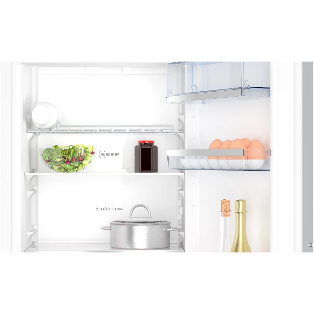 Neff KI7863DD0G N70 No Frost Integrated Fridge Freezer, Fixed Hinge, 60