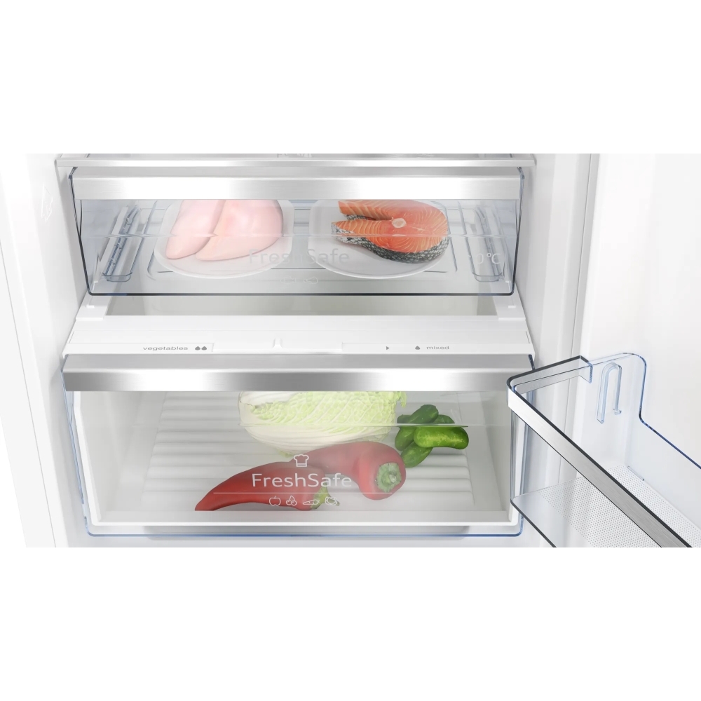 Neff KI7863DD0G N70 No Frost Integrated Fridge Freezer, Fixed Hinge, 60