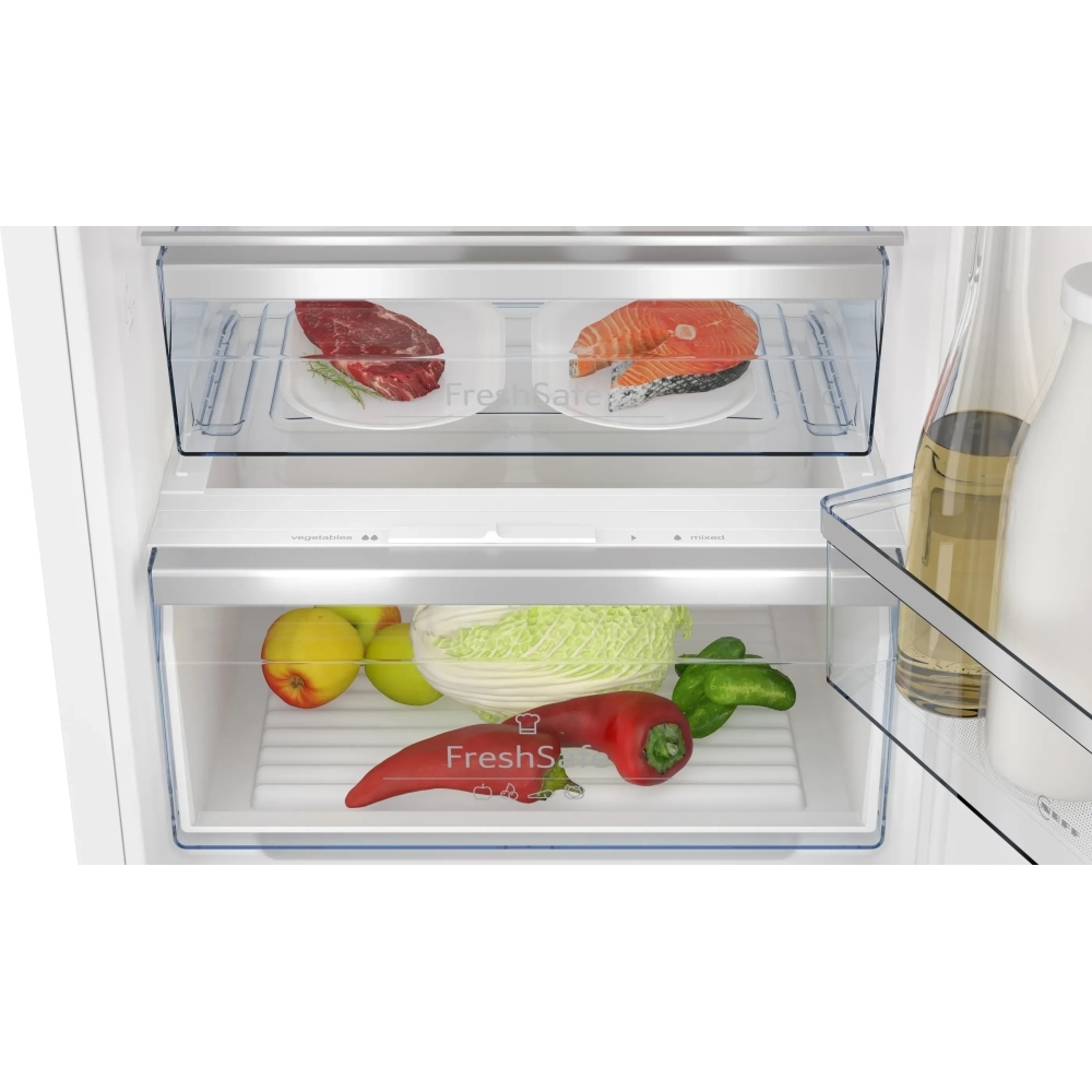 Neff KI7962FD0G N50 No Frost Integrated Fridge Freezer, Fixed Hinge, 70/30, D Rated