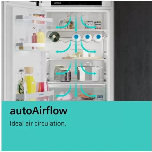 Siemens KI85NNFE0G iQ100 No Frost Integrated Fridge Freezer, Fixed Hinge, 50/50, E Rated