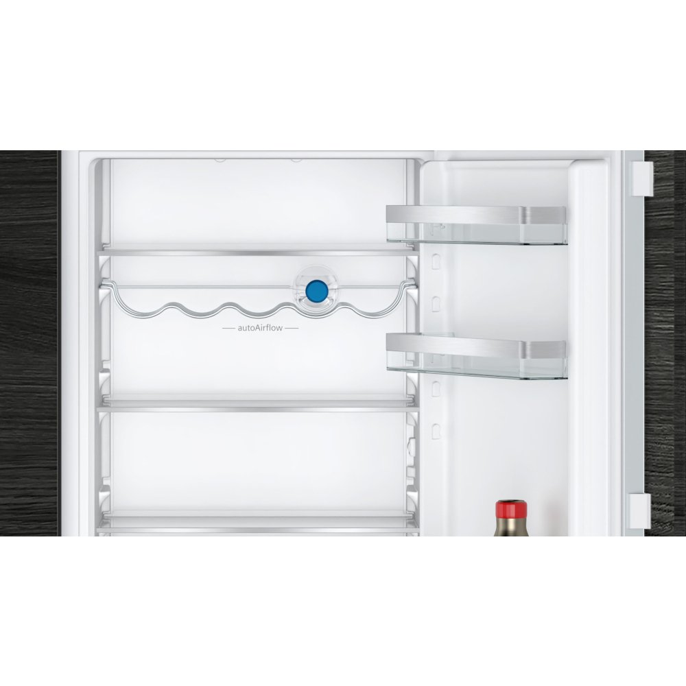 Siemens KI86NHFE0 iQ300 No Frost Integrated Fridge Freezer, Fixed Hinge, 60/40, White, E Rated