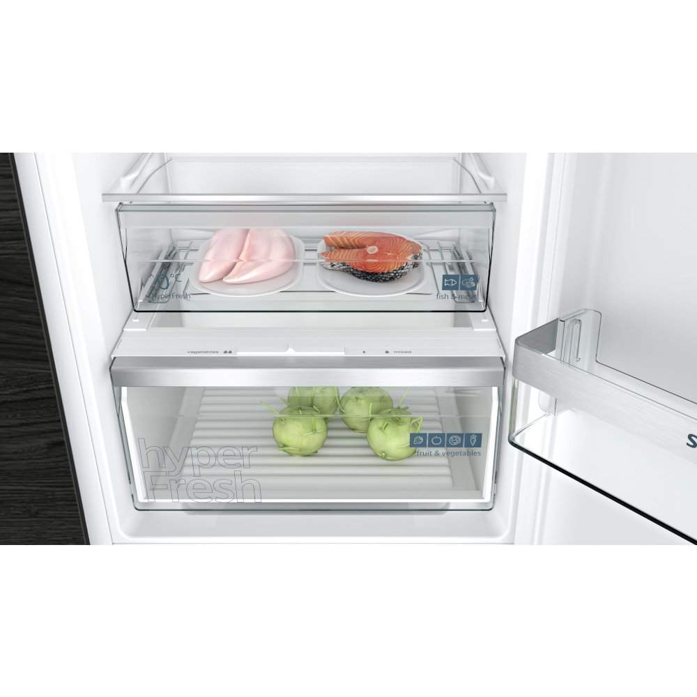 Siemens KI86NHFE0 iQ300 Frost Free Integrated Fridge Freezer, Fixed