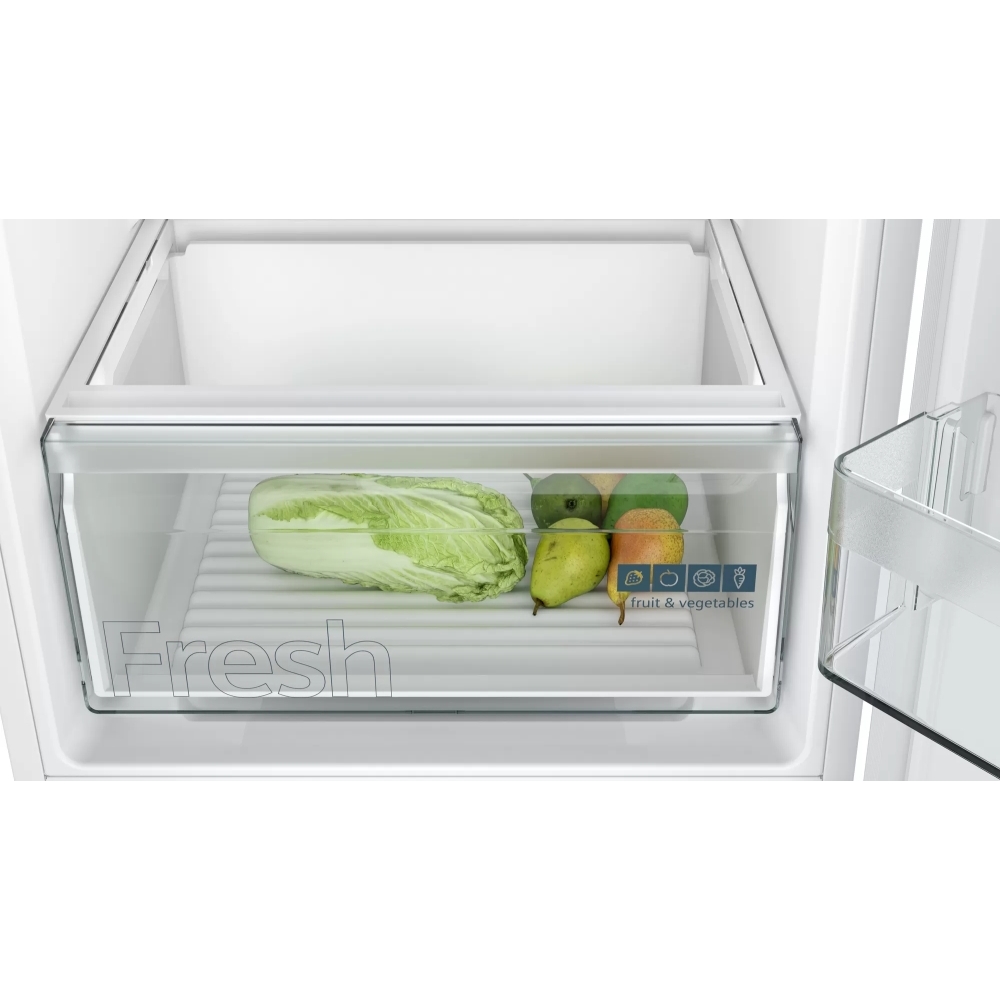 Siemens KI87VNSE0G iQ100 Low Frost Integrated Fridge Freezer, Sliding Hinge, 70/30, E Rated