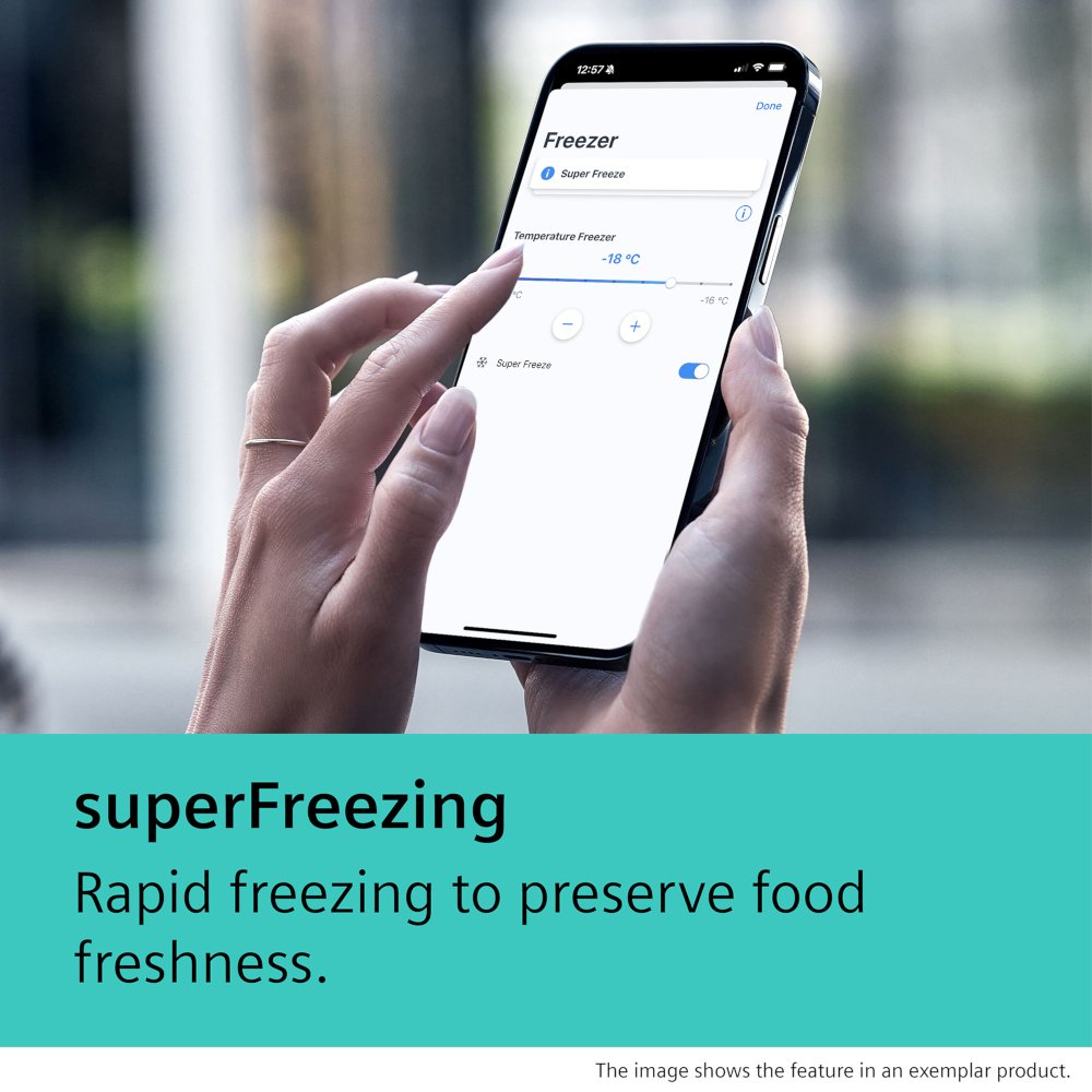 Siemens KI96NVFD0 iQ300 No Frost Integrated Fridge Freezer, Fixed Hinge, 70/30, D Rated