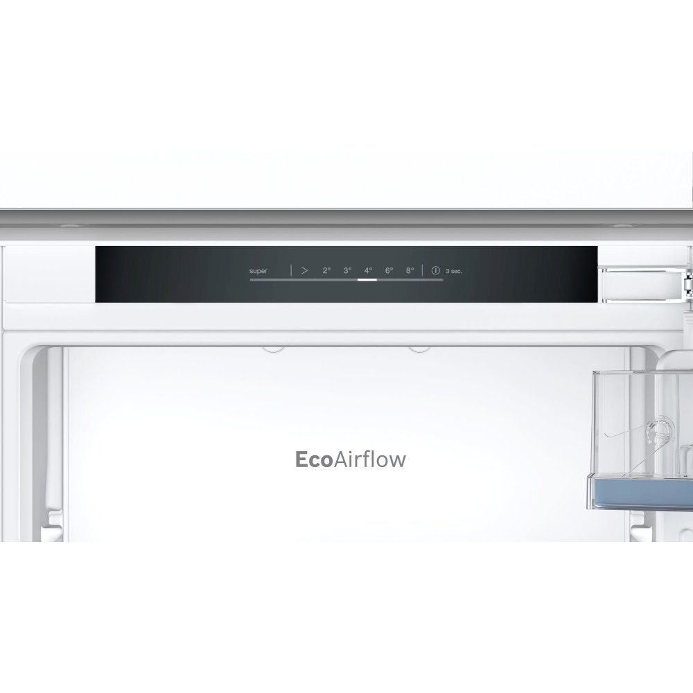 Bosch KIN86VFE0G Series 4 Frost Free Integrated Fridge Freezer, Fixed Hinge, 60/40, White, E Rated