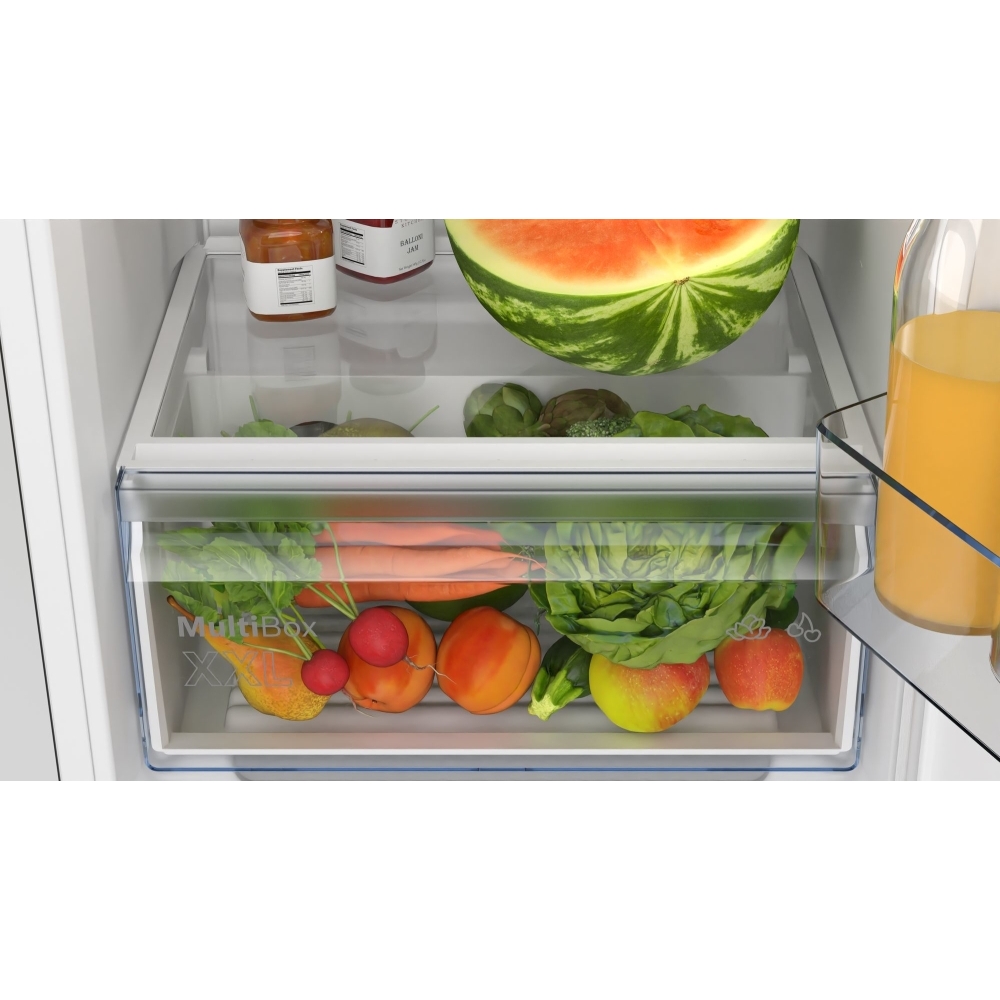 Bosch KIR21NSE0 Series 2 Built-In Larder Fridge, Sliding Hinge, E Rated