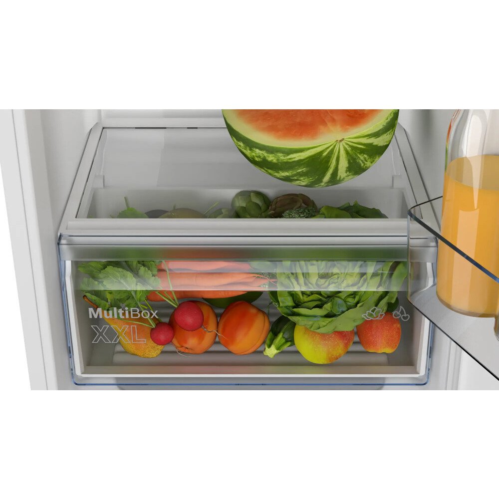 Bosch KIR41NSE0G Series 2 Built-In Larder Fridge, Sliding Hinge, E Rated