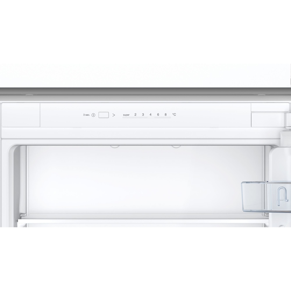 Bosch KIV87NSE0G Series 2 Low Frost Integrated Fridge Freezer, Sliding Hinge, 70/30, E Rated