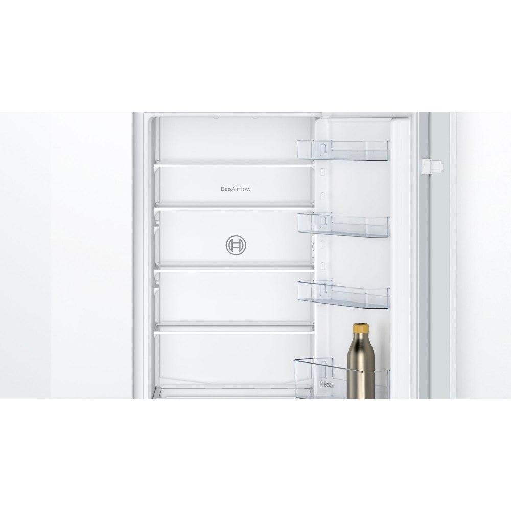 Bosch KIV87NSE0G Series 2 Low Frost Integrated Fridge Freezer, Sliding Hinge, 70/30, E Rated