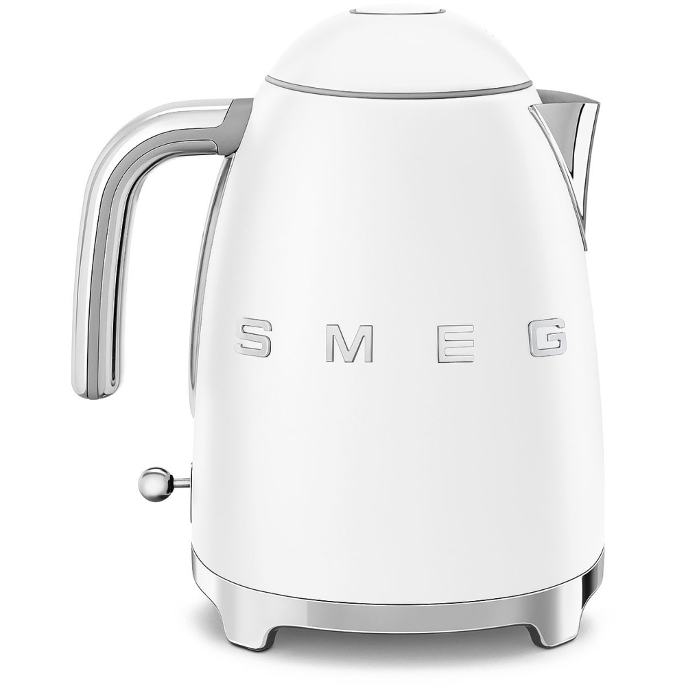 Smeg KLF03WHMUK Retro Kettle, Matte White Marks Electrical