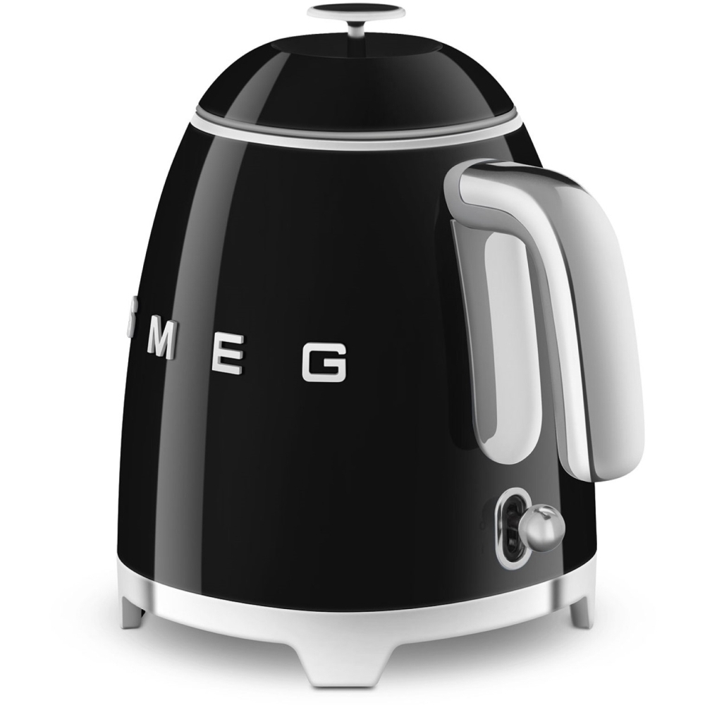 Smeg KLF05BLUK Retro 0.8 Litre Kettle, Black
