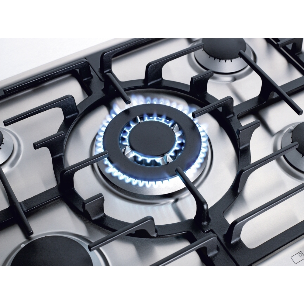 Miele KM2032 Stainless Steel 5 Burner Gas Hob (KM2032ss) Marks Electrical