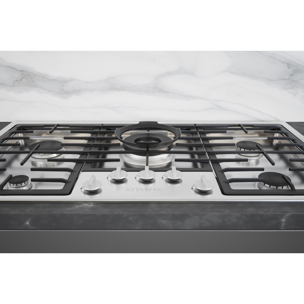 Buy Miele KM2354 Stainless Steel 5 Burner Gas Hob (KM2354ss) Marks