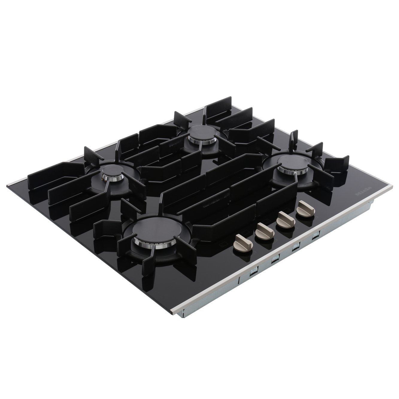 Buy Miele KM3010 Stainless Steel and Glass 4 Burner Gas Hob