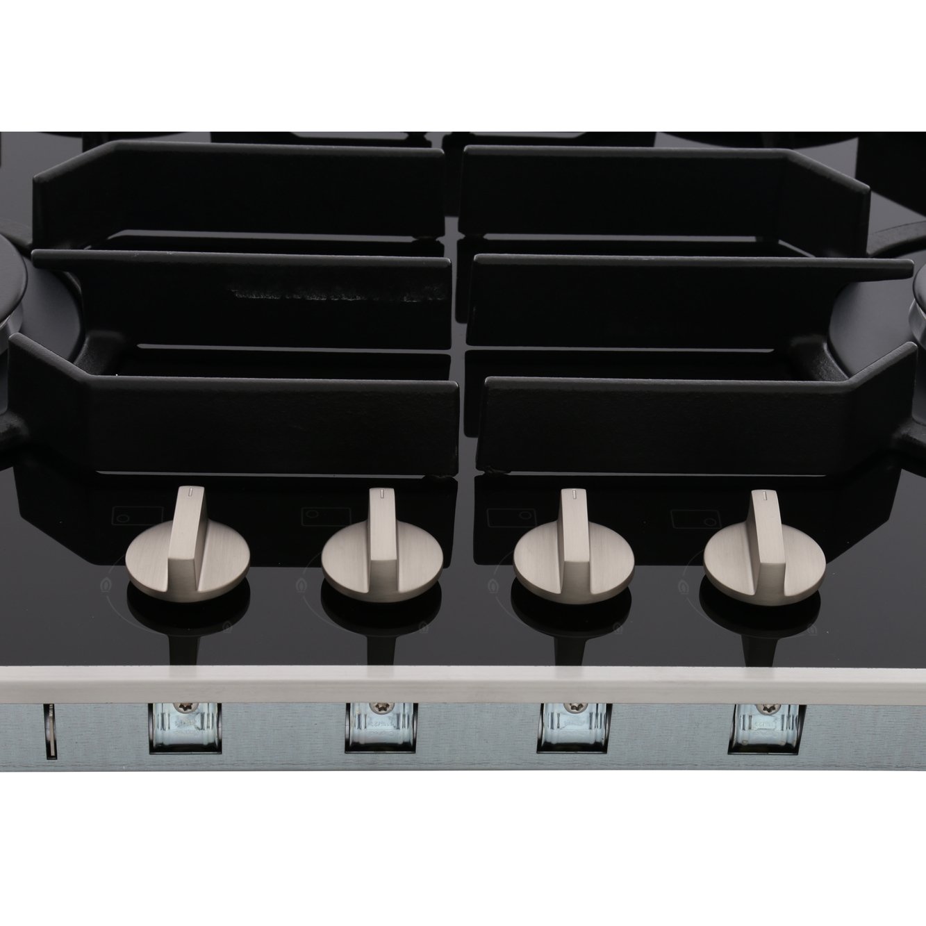 Buy Miele KM3010 Stainless Steel and Glass 4 Burner Gas Hob