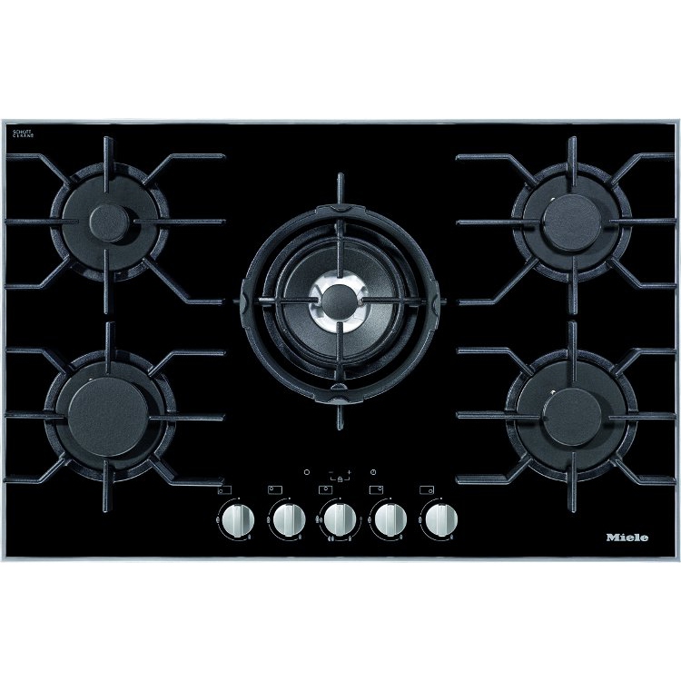 Buy Miele KM3034 Stainless Steel and Glass 5 Burner Gas Hob