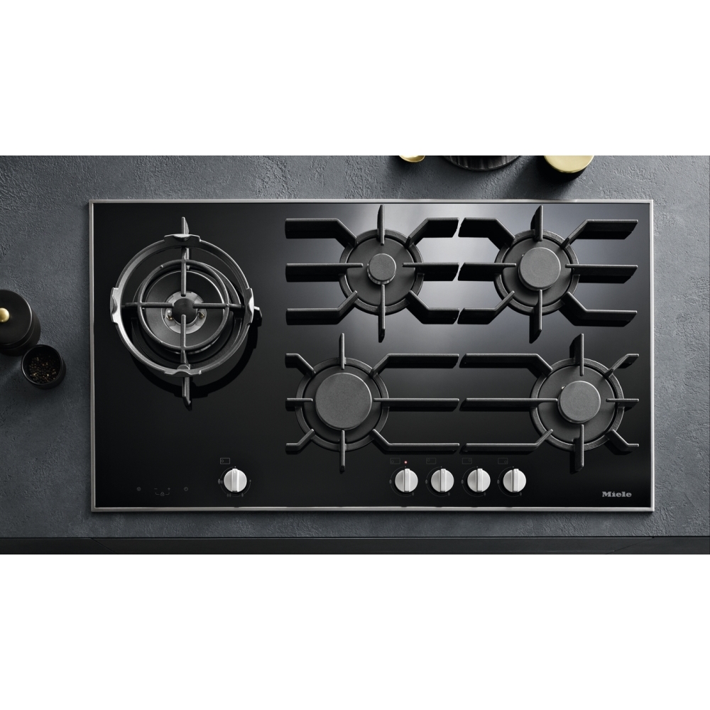 Miele KM3054-1 94cm 5 Burner Gas Hob, Black