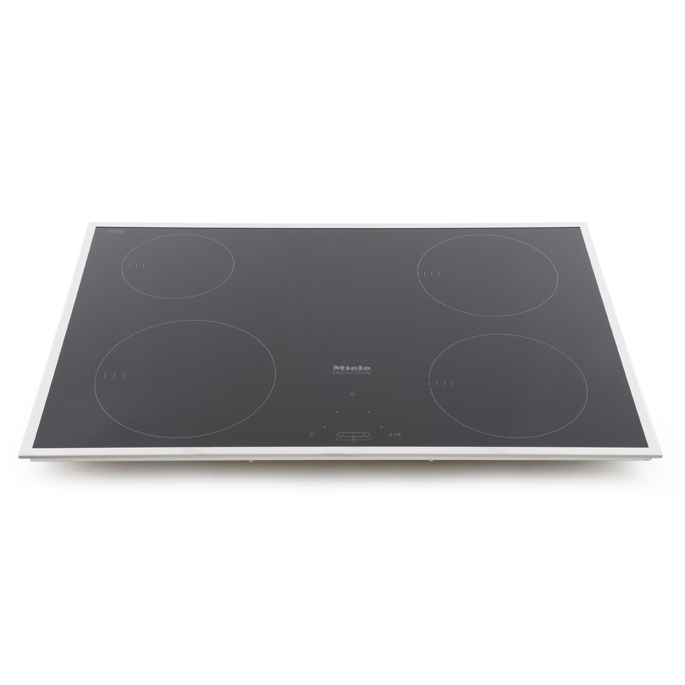 Buy Miele KM6118 Induction Hob Flat Stainless Steel Trim Marks