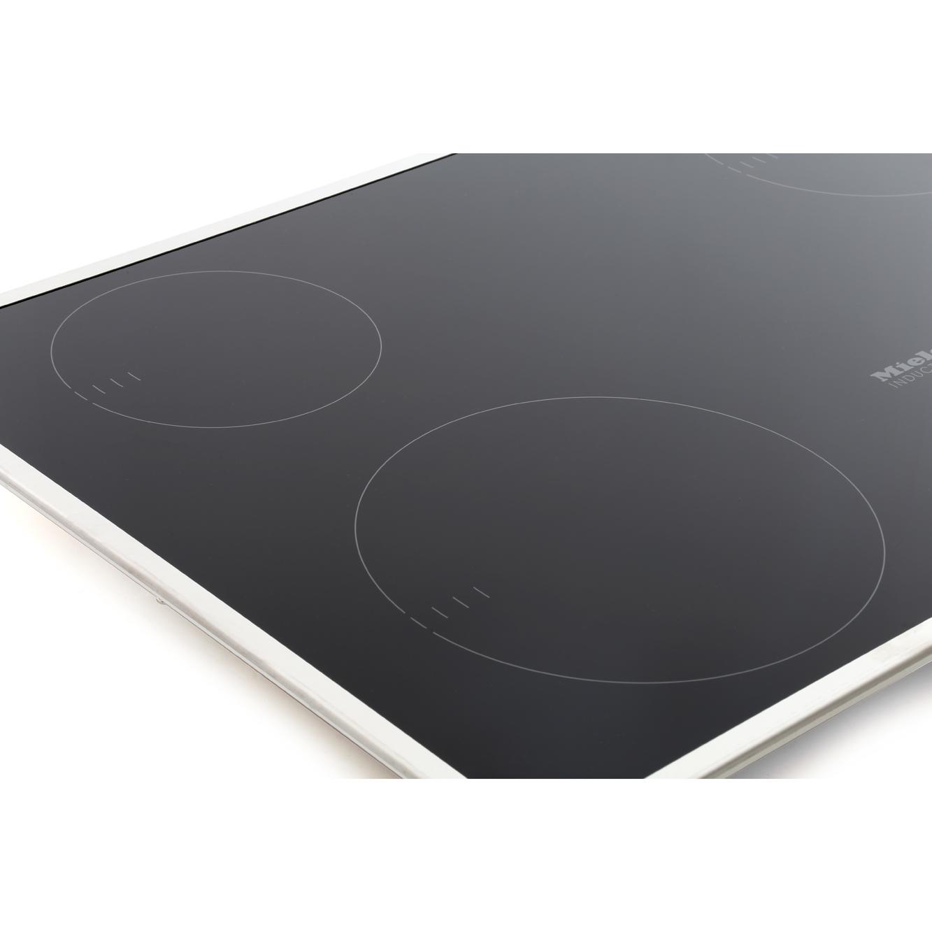 Buy Miele KM6118 Induction Hob Flat Stainless Steel Trim Marks
