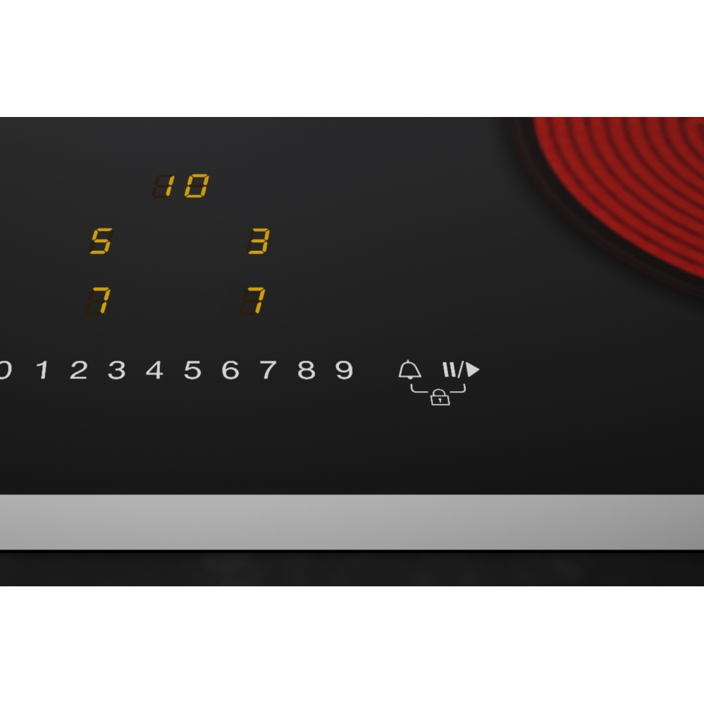 Miele KM 6520 FR 57cm Ceramic Hob, Stainless Steel