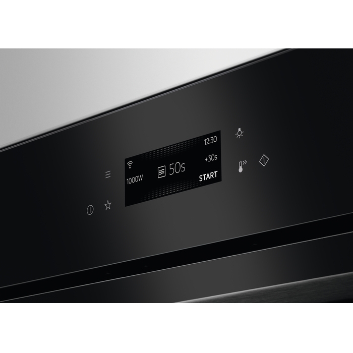 AEG KMK768080B BuiltIn Combination Microwave Oven, Black Marks