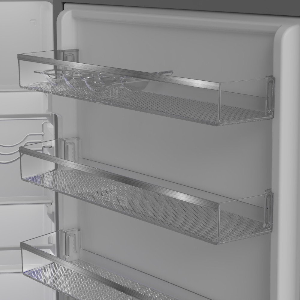 Blomberg KNE4554EVI Frost Free Integrated Fridge Freezer, Sliding Hinge, 70/30, E Rated