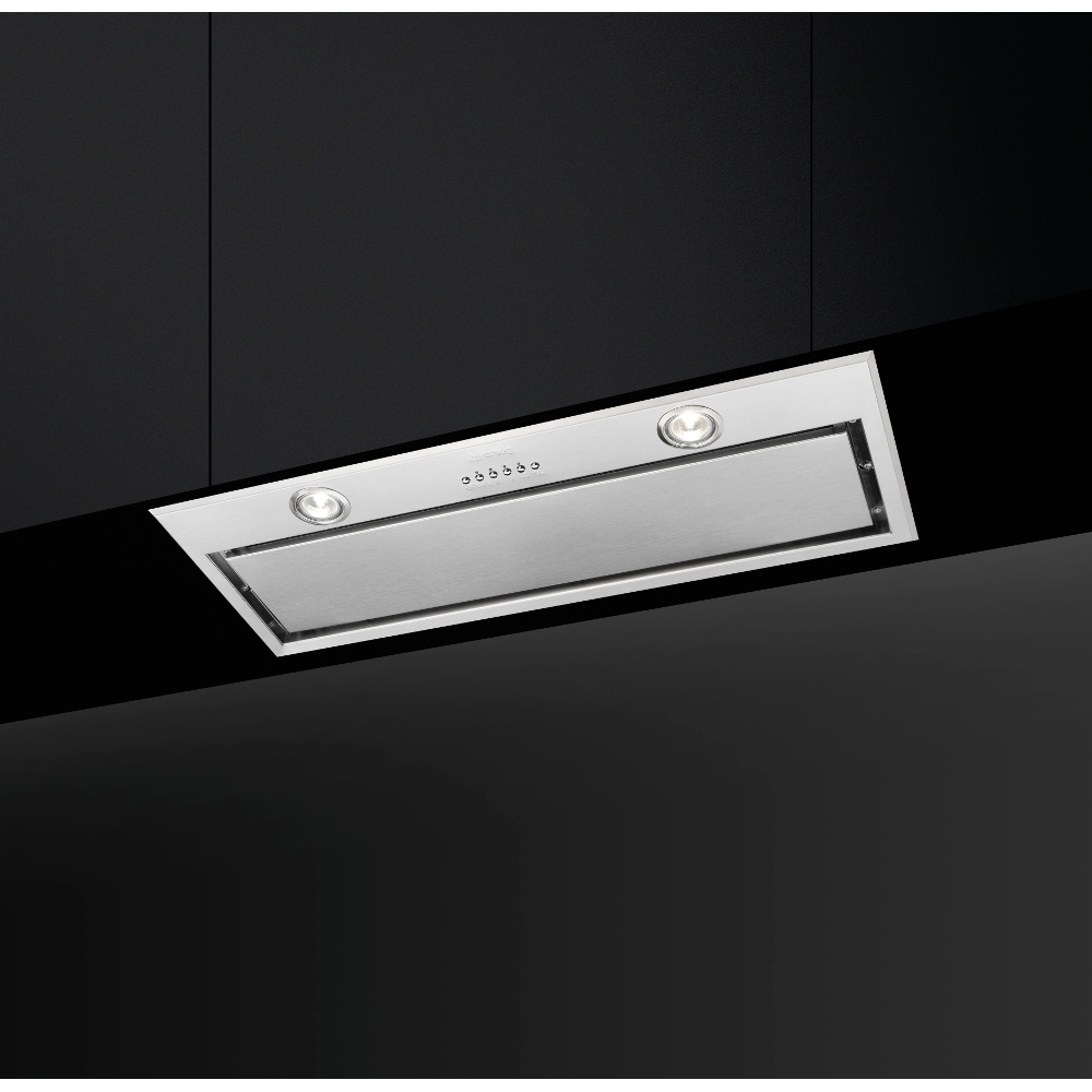 Smeg KSEG78PXE 77cm Canopy Cooker Hood, Stainless Steel, B Rated