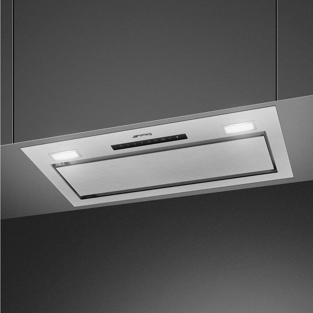 Smeg KSG6P4X Canopy Cooker Hood, Stainless Steel, B Rated