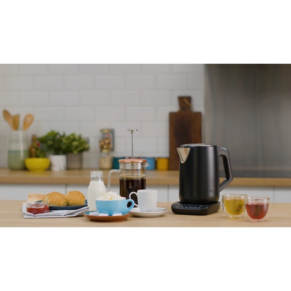 Ninja KT200UK  Perfect Temperature Kettle, Rapid Boil, Black