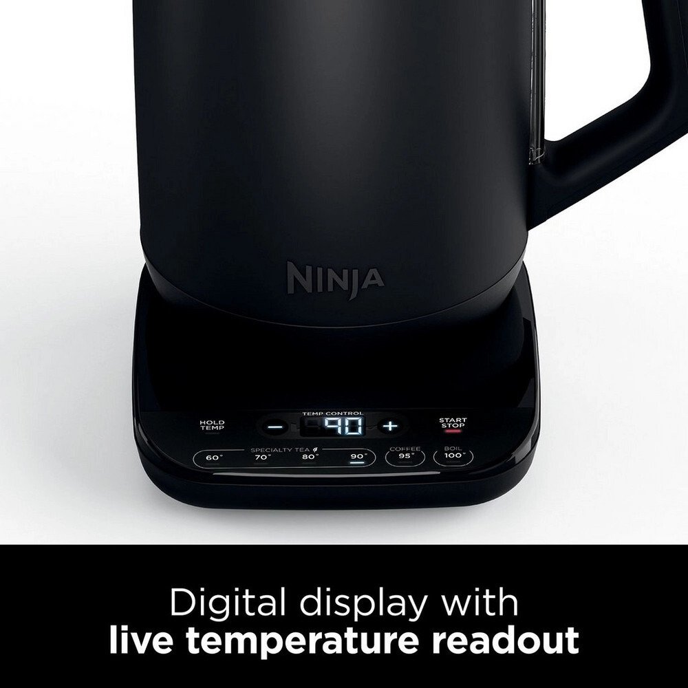 Ninja KT200UK  Perfect Temperature Kettle, Rapid Boil, Black