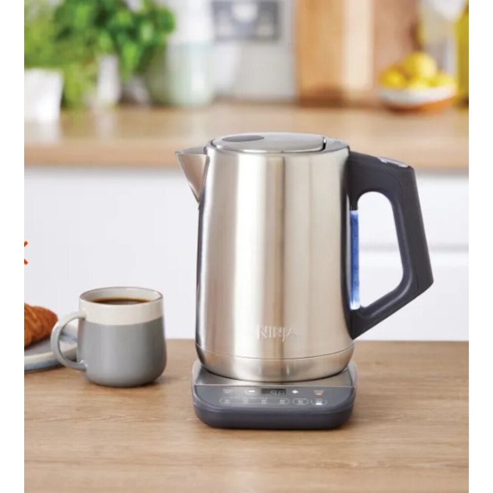 Ninja KT201UK Perfect Temperature Kettle, Rapid Boil, Silver