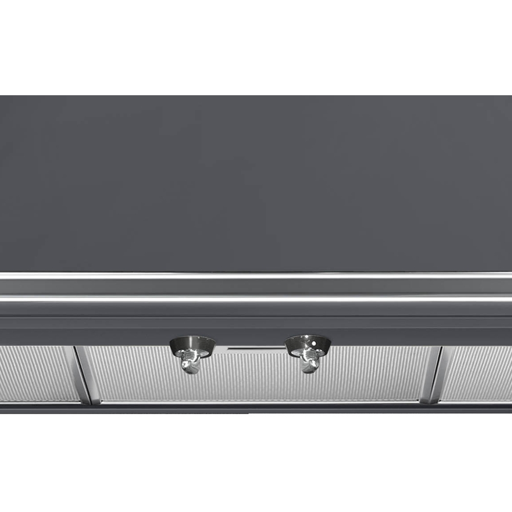 Smeg KT90GRE Victoria 90cm Chimney Cooker Hood, Grey, A Rated