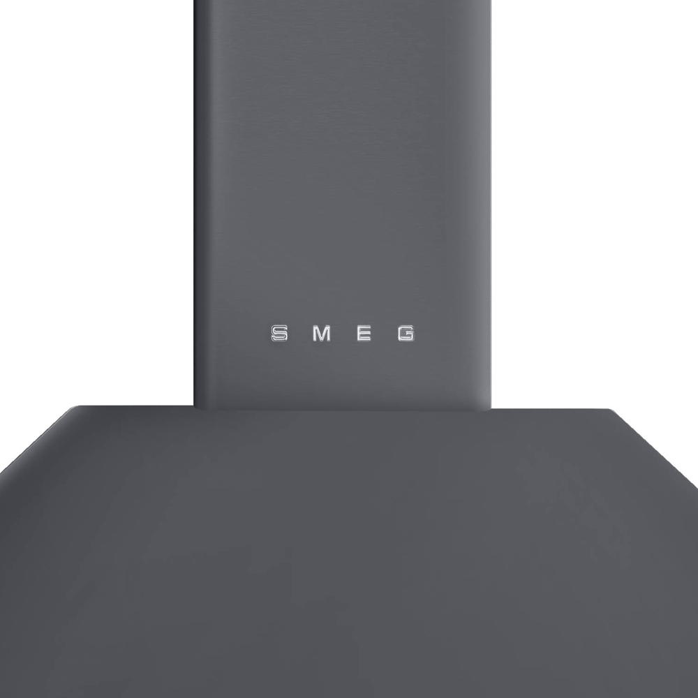 Smeg KT90GRE Victoria 90cm Chimney Cooker Hood, Grey, A Rated