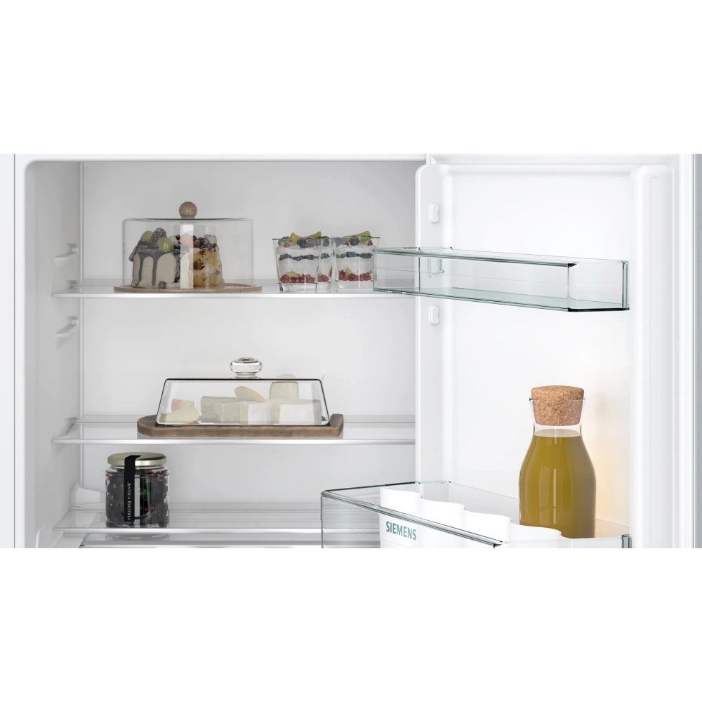 Siemens KU21RVFE0G iQ500 Built-Under Larder Fridge, Fixed Hinge, E Rated